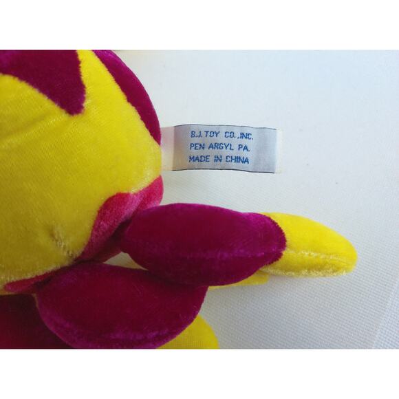 Vintage BJ Toy Co Colorful Spider Bug Plush Stuffed Animal - Picture 4 of 6